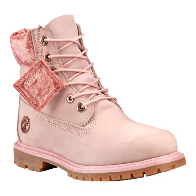 pink timberlands for women