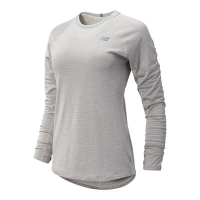 new balance long sleeve running top womens