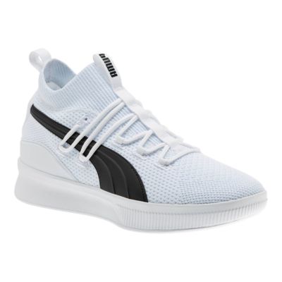 puma basketball shoes white and black