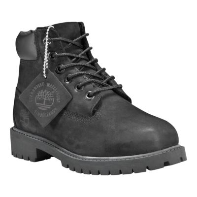 black timberland boots grade school size 7