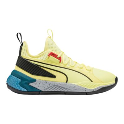 yellow puma basketball shoes