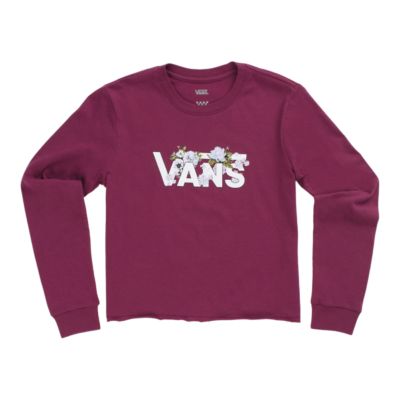 vans floral long sleeve