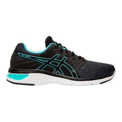 asics black womens walking shoe