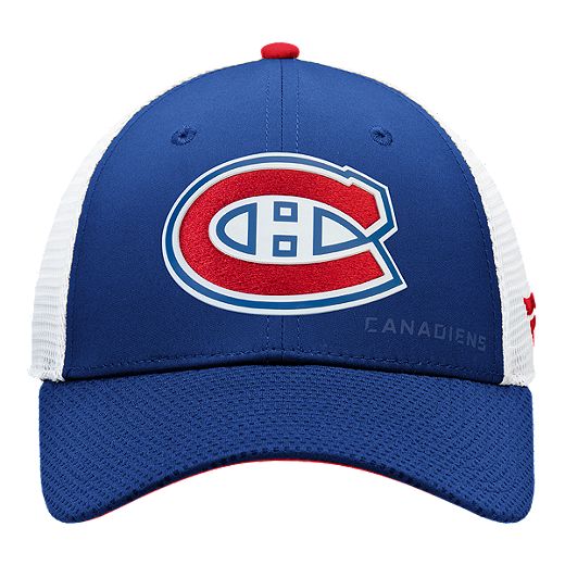 Montreal Canadiens Hat Fanatics Mens Authentic Pro 2nd Season Adjustable Trucker Cap 