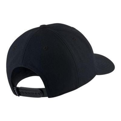 black nike snapback hat