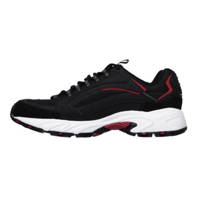 red skechers go walk shoes