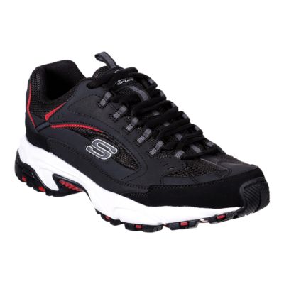 Go Walking Shoes - Black/Red 