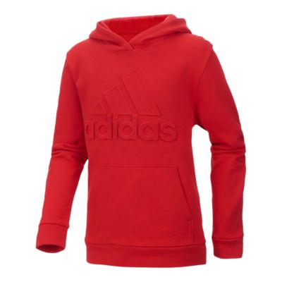 red adidas pullover hoodie