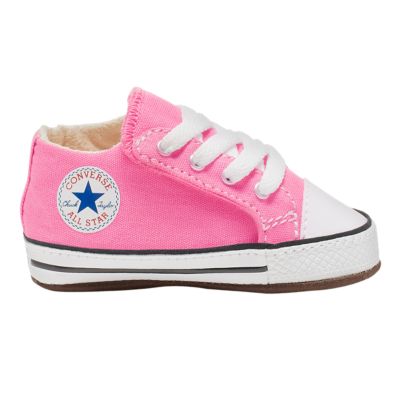 pink leather converse infant