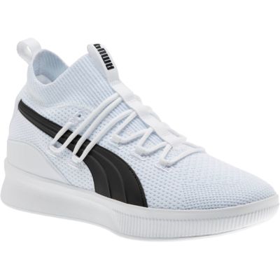 puma white basketball shoes