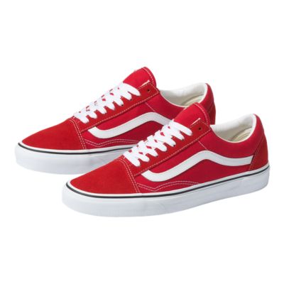 all red vans womens