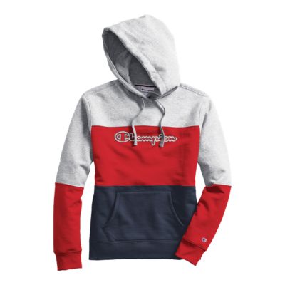 scarlet red champion hoodie