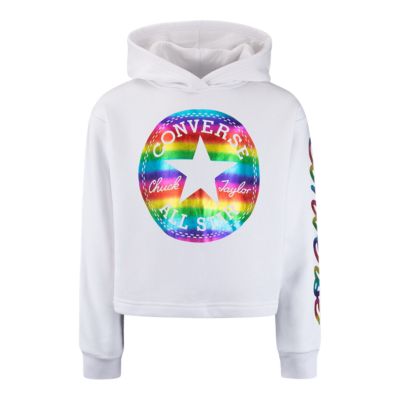 converse crop hoodie