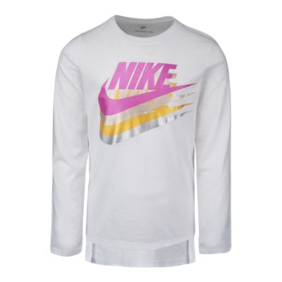 nike grey long sleeve top