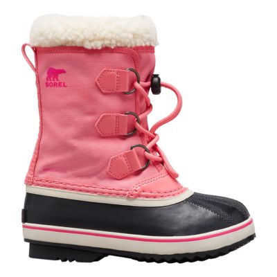 pink snow boots