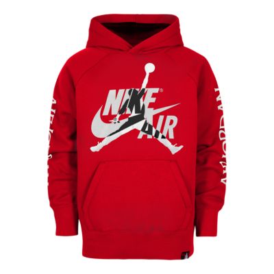 red pullover hoodie toddler