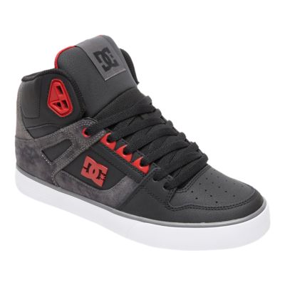 dc red and black shoes