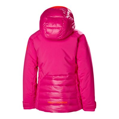 girls pink ski jacket