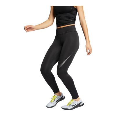 nike power hi shine tight