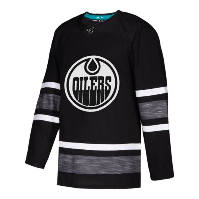 pink and black oilers jersey