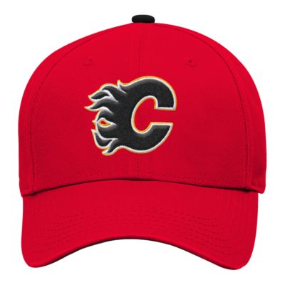 cap with flames