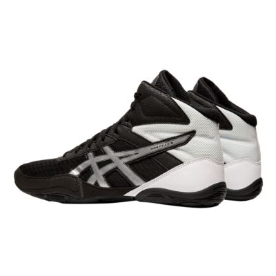 silver wrestling shoes