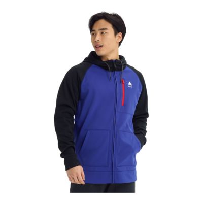 royal blue full zip hoodie