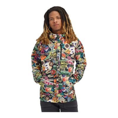 burton crown bonded zip hoodie