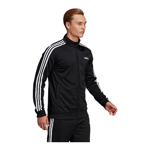 adidas Men's Essentials 3 Stripe Tricot Jacket | Sport Chek