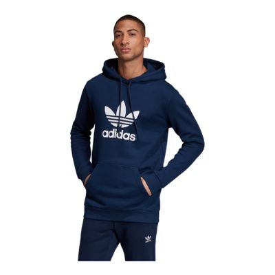 adidas originals trefoil logo hoodie