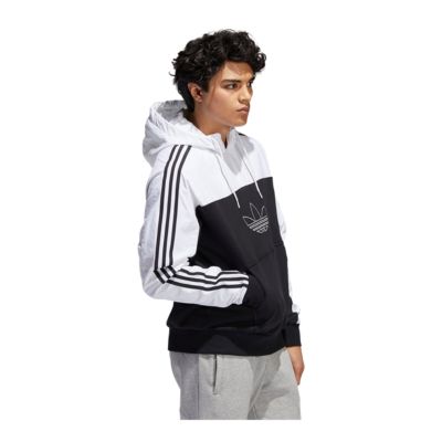 adidas originals mixed hoodie