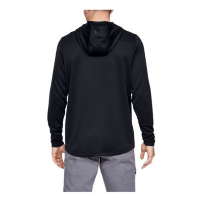 black and camo under armour hoodie