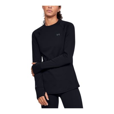 Under Armour Women's Base Crew 2.0 Black Sport Chek