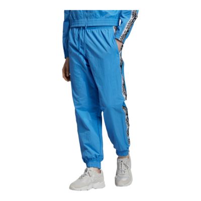 blue adidas wind pants