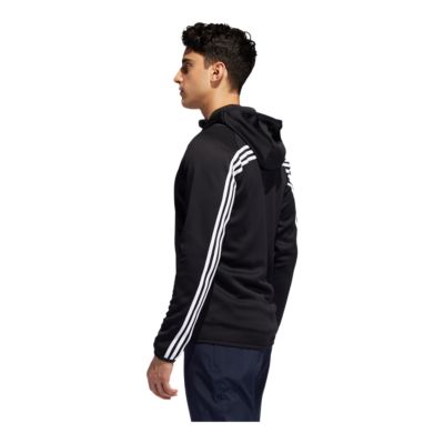 adidas 3 stripe zip hoodie
