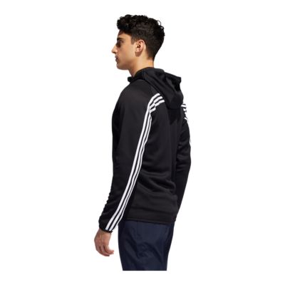 adidas 3 stripes zip hoodie