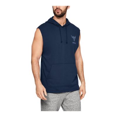 under armour project rock short sleeve hoodie