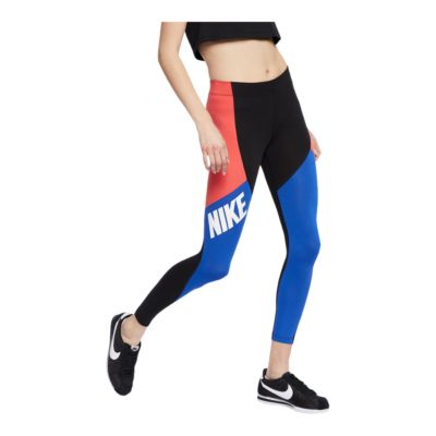 nike color block tights