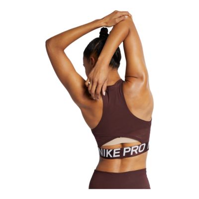 nike pro intertwist crop tank top ladies