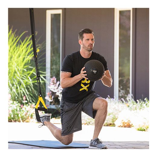 TRX Slam Ball with Easy-Grip Textured Surface and Ultra-Durable Rubber Shell TRX Training 