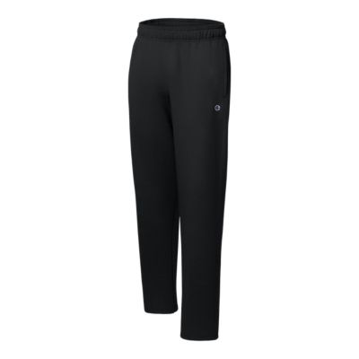 champion powerblend open bottom pant