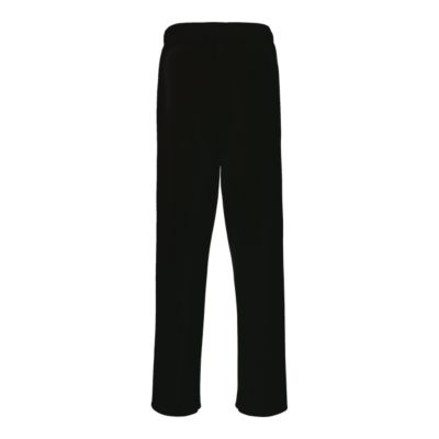 open bottom fleece pants