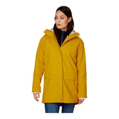 womens lined rain jacket