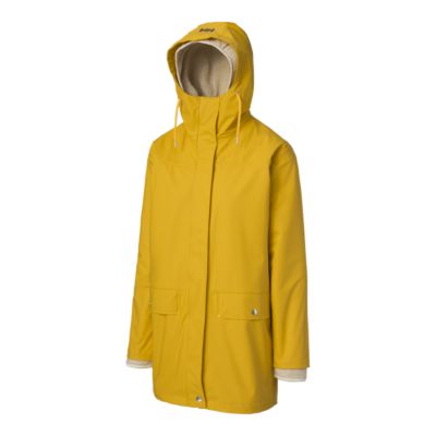fleece lined raincoat womens