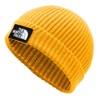 the north face orange beanie