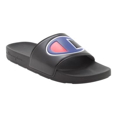 all black champion slides