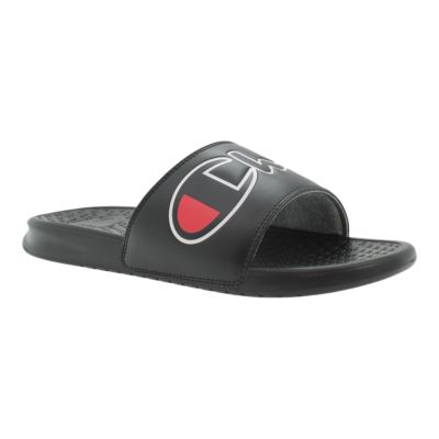 champion sandals black