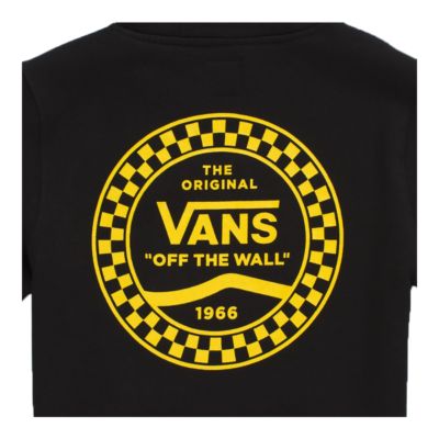 black and yellow checkered vans shirt