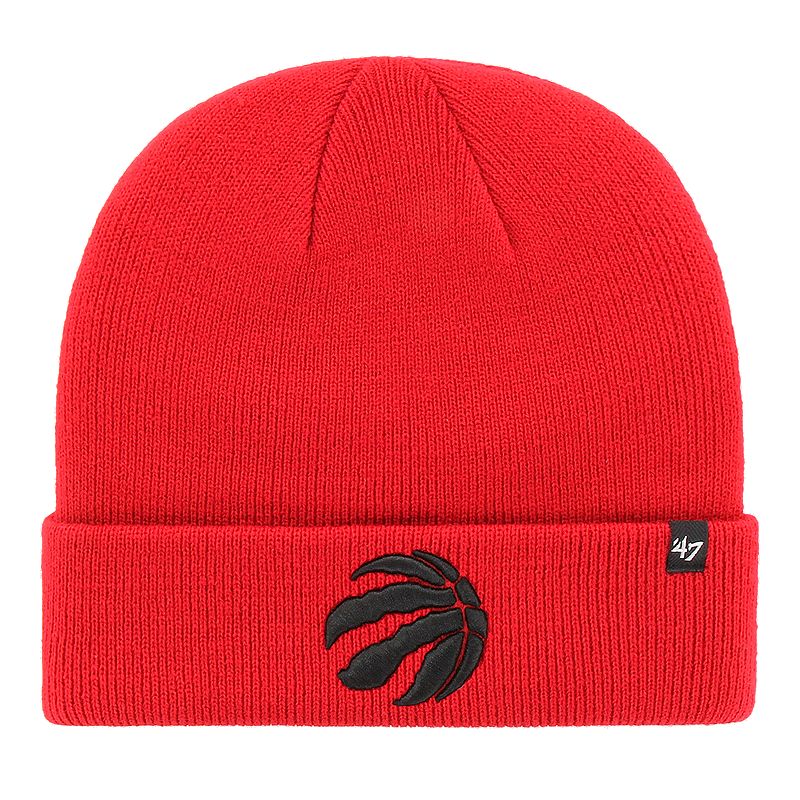 Toronto Raptors 47 Brand Raised Cuffed Knit Hat, NBA, Basketball ...