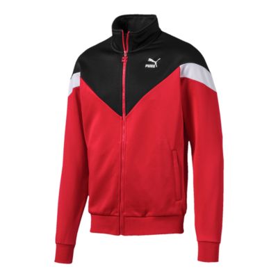 puma track jacket red